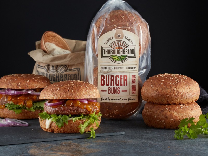 BurgerBuns Thouroughbread Gluten Free